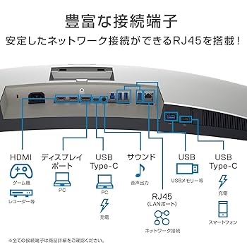 DELL - デル U3421WE 超ワイド 曲面 34.14インチ USB-Cハブモニター Amazon.co.jp: Dell U3421WE 34.14インチ 曲面 USB-Cハブ
